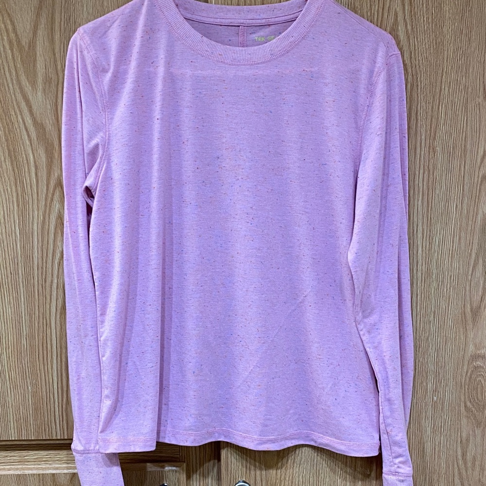 Tek Gear Pale  Pink Long Sleeve